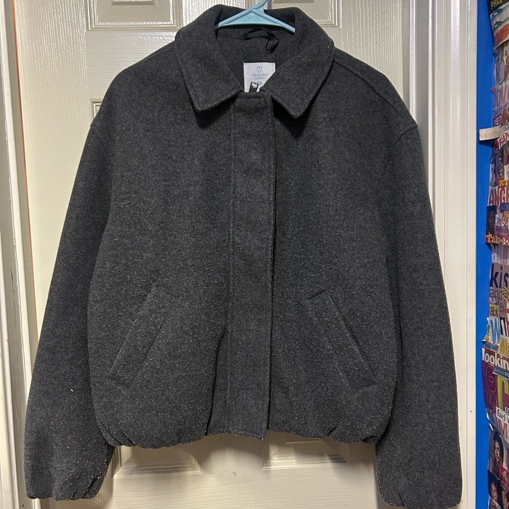Primark Charcoal Utility Jacket. Size XS ( runs large)